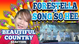 FORESTELLA + SONG SO HEE ( 송소희+포레스텔라 - 아름다운 나라 [열린 음악회 )  OPEN CONCERT - REACTION