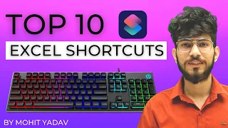 Top 10 excel shortcuts | Best Excel shortcuts in 1 Minute | Hindi
