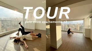 TOUR PELO NOVO APARTAMENTO VAZIO!