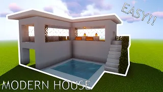 Minecraft |Building a MODERN HOUSE|