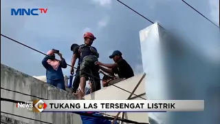 Benahi Tandong Air, Pekerja Las Tersengat Listrik Tegangan Tinggi #LintasiNewsPagi 25/09