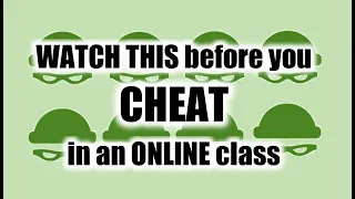 Danger of cheating in online class