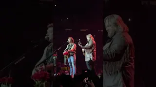 Ernest and Morgan Wallen perform "Flower Shops" at Madison Square Garden