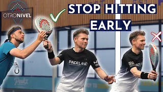 How We Changed His Tennis Volley Into This Advanced Padel Volley.