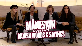 MÅNESKIN GUESSING DANISH WORDS & SAYINGS