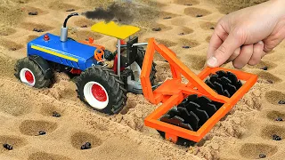 DIY tractor mini plough machine science project | DIY effective Agricultural Machinery| @SunFarming