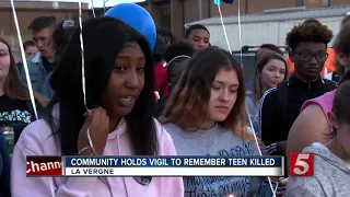 Vigil held for teen killed in La Vergne