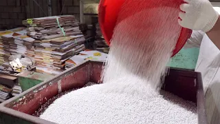 Eraser Munufacturing process. Old Eraser Factory in Korea