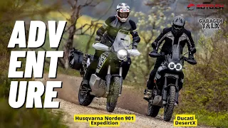 Adventure-Enduro-Vergleich: Ducati DesertX vs. Husqvarna Norden 901 Expedition