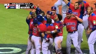 Republica Dominicana Vs Estados Unidos 3 - 1 Jose Reyes Pega Hit Para Ponerse a 2 Carrera De U.S.A