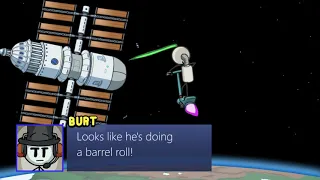 Henry Stickmin Barrel Roll (Star Fox 64 Reference)