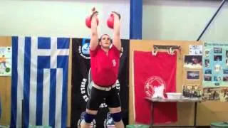 Ivan Denisov New Record 2x32kg Jerk 106 reps 5 min.