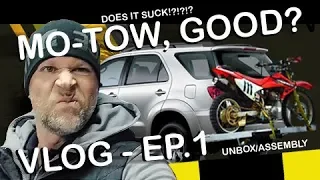 VLOG, Episode 1 | Mo-Tow Motorbike Carrier | Unboxing/Assembly