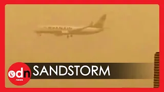 Huge Sandstorm From the Sahara Sweeps Across Canary Islands