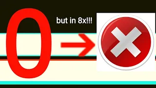 Numbers 0 to THE ABSOLUTE BIGGEST TRUE VERY SUPER DUPER ERROR END in 8x!!!