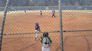 Home run over the fence- 7 years old