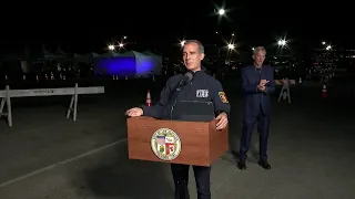 LA Mayor Eric Garcetti provides updates on the pandemic. https://www.nbclosangeles.com/news/local/lo