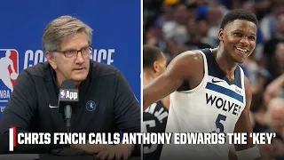 Chris Finch says Anthony Edwards was the 'KEY' to Game 4 🗝️ [PRESS CONFERENCE] | NBA on ESPN