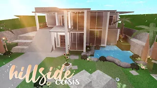 Bloxburg: Hillside Oasis (Exterior) | House Build