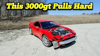 1st REAL PULL - this Built Twin Turbo 3000gt Rips ❗️