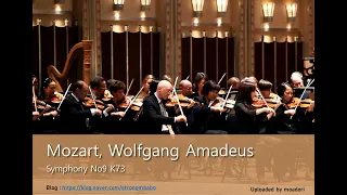 Mozart, Wolfgang Amadeus Symphony No9 K73