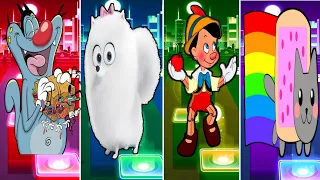 OGGY AND THE COCKROACHES OCTOPUS🆚The Secret Life Of Pets 2🆚Pinocchio🆚Nyan Cat✨Who is best??