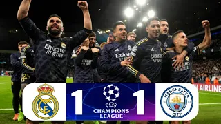 Résumé du match Man city vs Real madrid 1-1(Pen3-4) 2024| Moments forts