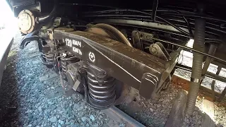 [GoPro] Тележка пассажирского вагона КВЗ-ЦНИИ 6 / Passenger car bogie 6