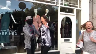 Women scream so loud:  MANNEQUIN PRANK