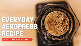 A Simple Aeropress Recipe At Home