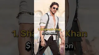 Top 10 Richest Indian Actors In 2024#viral #tranding #top10#shorts