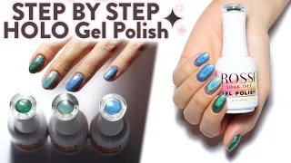 Holo Gel Polish Application Step by Step Tutorial
