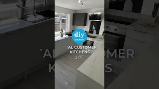 Cento Graphite & Light Grey Modern Kitchen - 3177 - DIY Kitchens