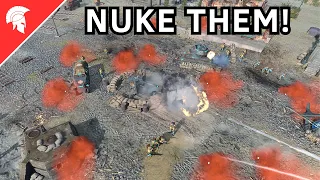 Company of Heroes 3 - NUKE THEM! - US Forces Gameplay - 3vs3 Multiplayer - No Commentary