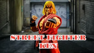 JadaToys Street Fighter II- Ken- Action Figure Review!!!