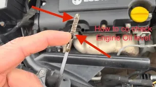 How to check and top up engine oil & coolant on Vauxhall Corsa D @zmmotors1