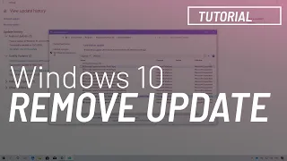 Windows 10 tutorial: Uninstall November 2019 Update, version 1909 from version 1903