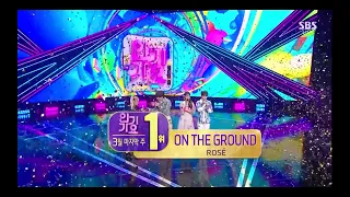ROSÉ - 'On The Ground' 0328 SBS Inkigayo : NO.1 OF THE WEEK