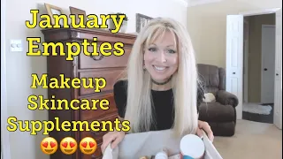 January  Empties - Makeup, Skincare, Haircare, Supplements - Would I Repurchase