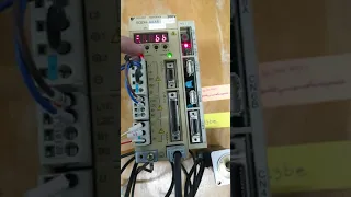 Testing YASKAWA SGDH-A5AE 50W servo drive amp + NS100 module for qualityservomotorrepairs