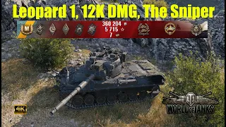 World of Tanks - Leopard 1 12K Damage, 7 Kills, Cliff