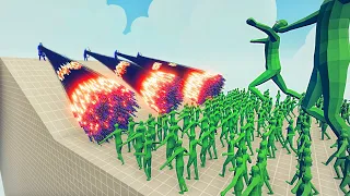 100x ZOMBIE + 6x GIANT ZOMBIE vs 4x EVERY GOD - Totally Accurate Battle Simulator TABS