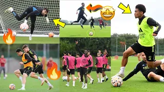 🔥Inside Arsenal Final Training Today,London Colney Ahead Of Manchester United Clash!Jesus,Saka,Kai