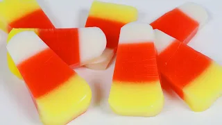 How to Make Gummy Candy Corn | Fun & Easy DIY Halloween Jello Desserts!