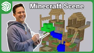 Making a Minecraft Scene with Your Own Reference Library