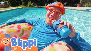 Blippi's Makes a Splash! 📖 Moonbug Kids 📖 Learning Corner