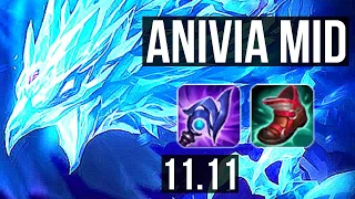 ANIVIA vs ORIANNA (MID) | 9/0/1, 2.2M mastery, 1200+ games, Legendary | NA Grandmaster | v11.11