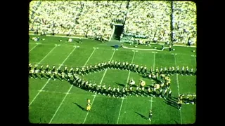 Michigan Marching Band - Michigan-Minnesota Game, October 27, 1956