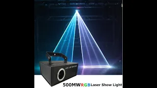 500mW RGB Animation Laser Light
 with ILDA Laser Projector