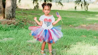 SUPER EASY TUTU SKIRT | HOW TO MAKE A TUTU SKIRT FOR BIRTHDAY OR FOURTH OF JULY